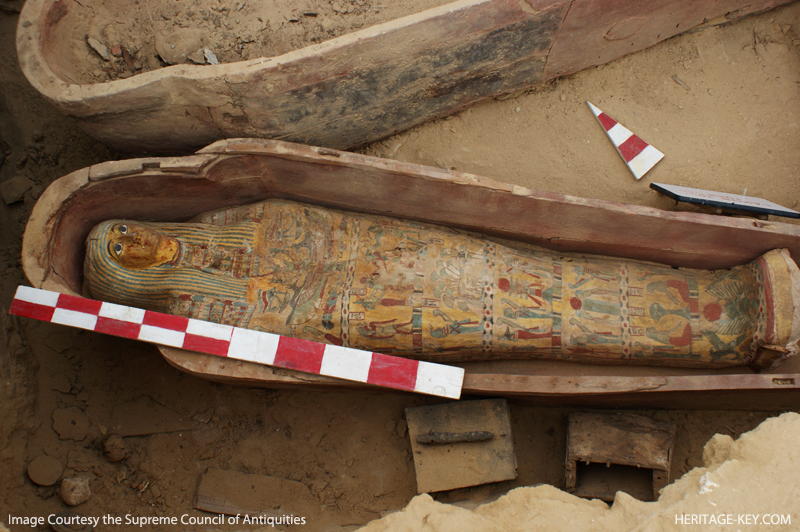 Одна из найденных мумий в Лахуне